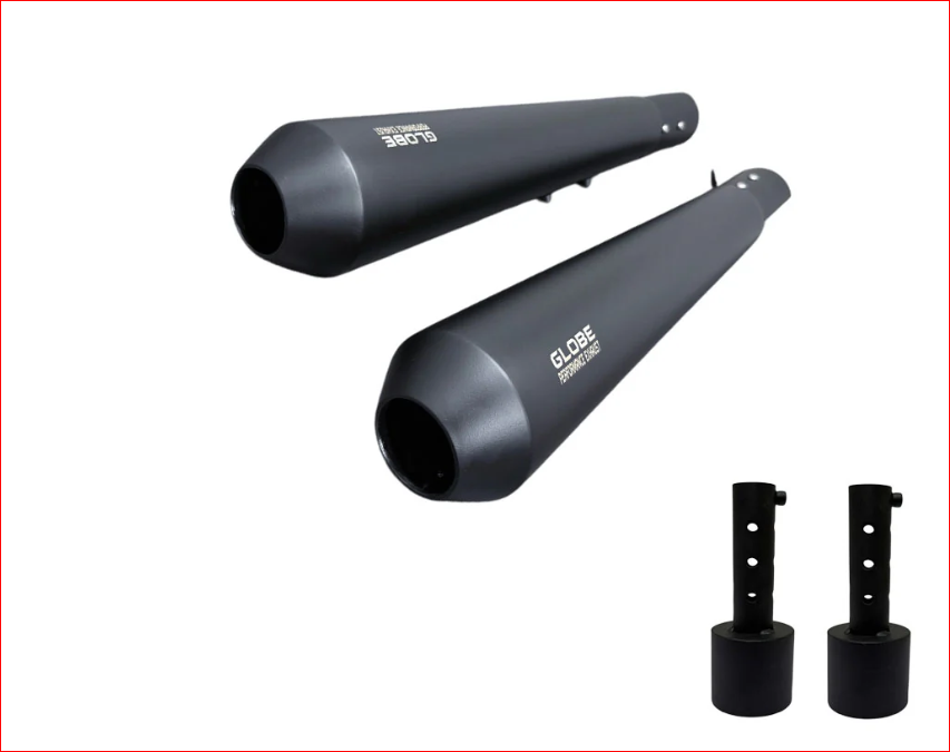 Jettar Black Exhaust For Continental Gt 650 & Interceptor 650
