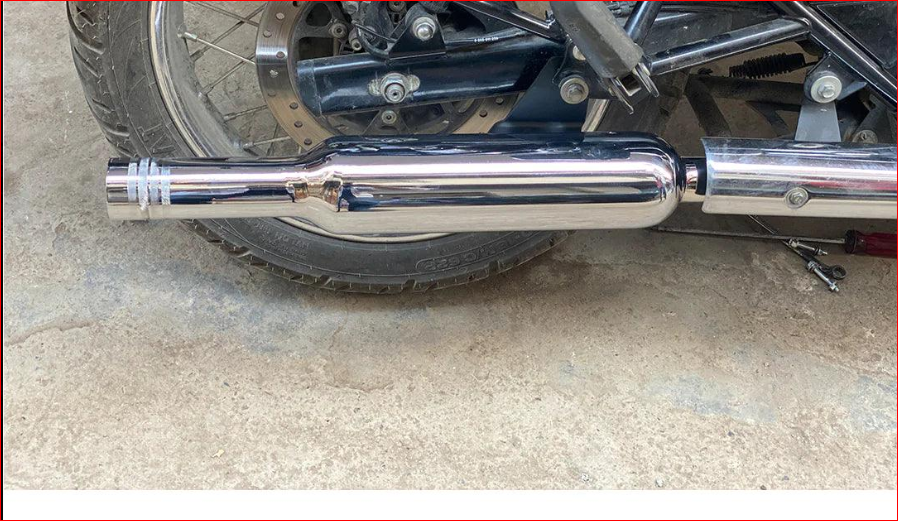 Dug Dug Silencer For Classic 350 Reborn Mini Punjab Empty