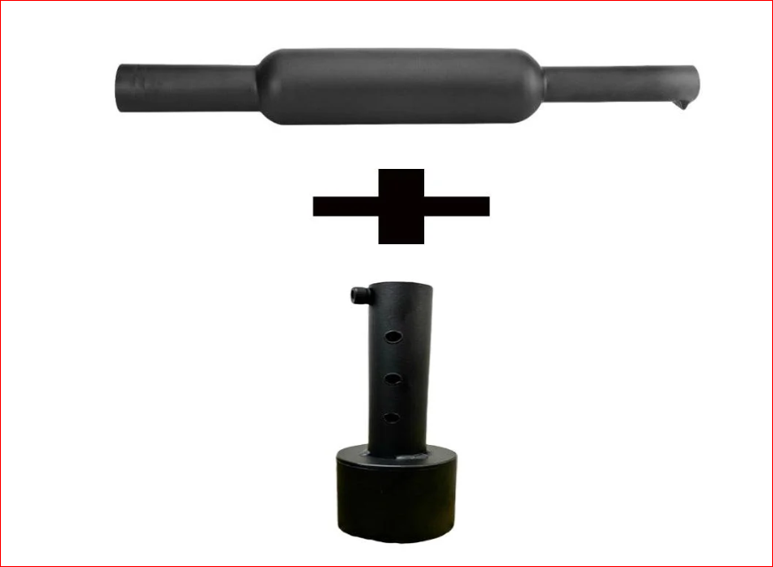 Mini Punjab With Db Killer Black Exhaust For Classic 350 , Standard 350 , Electra 350