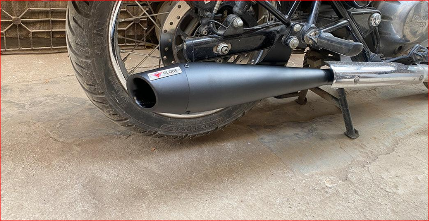 Best Exhaust For Classic 350 Reborn, Dolphin Premium Black