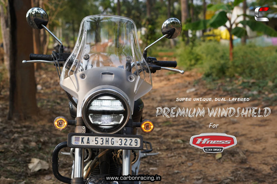 WANDERER - Premium Windshield for Honda H'ness - Clear