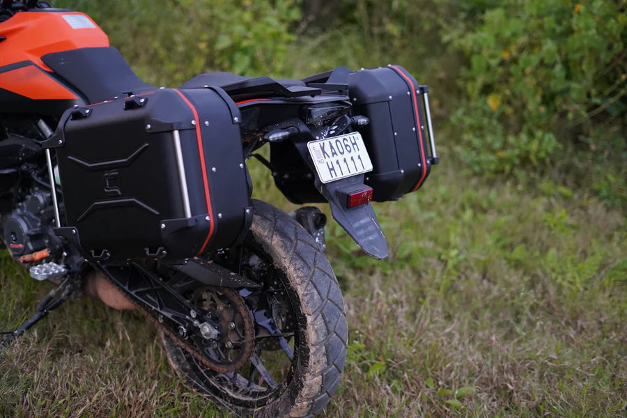 AdvenTOUR EXPLORER-Pro SO Panniers For KTM Adventure - Orange/Black