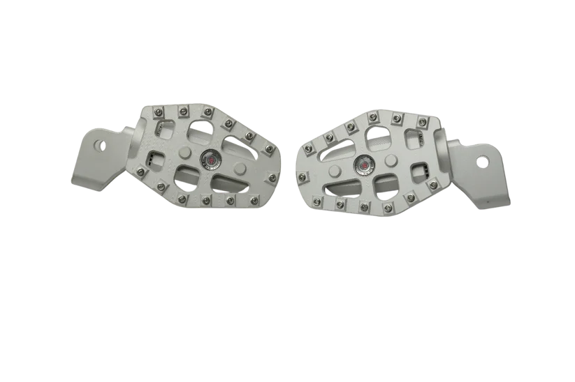 Rider Adjustable Foot Peg silver for R.E. Guerrilla 450