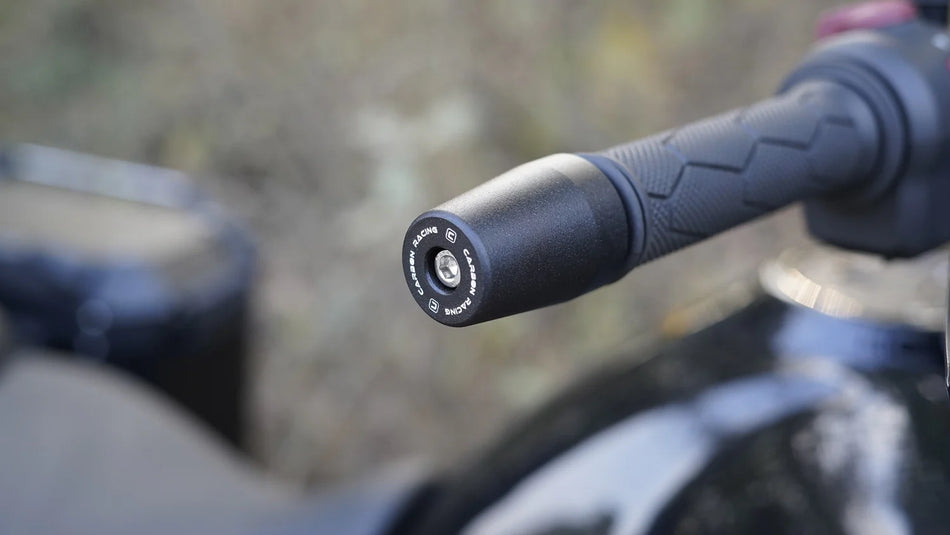 Aluminium Bar End Sliders for Himalayan 450 - Black