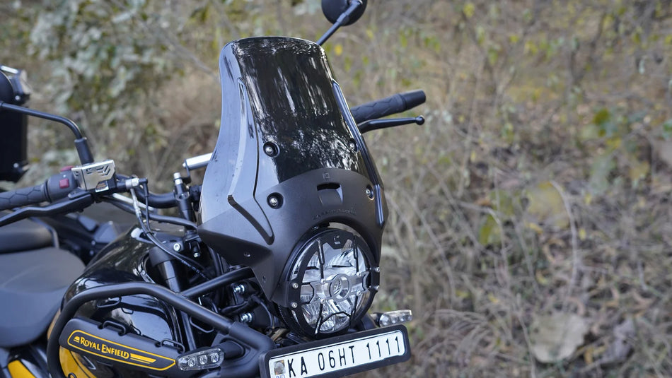 "WANDERER" Premium Touring Windshield for Himalayan 450 - Smoked