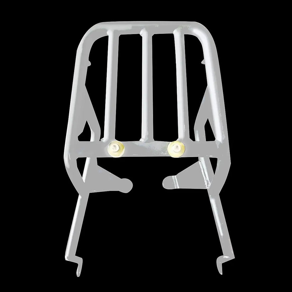 Extended Top Rack-Carrier without Plate, compatible with Pillion Backrest For Himalayan 411 Silver