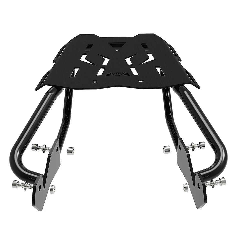EXTENDED BLACK TOP RACK WITH PLATE FOR KTM DUKE 200 GEN 2