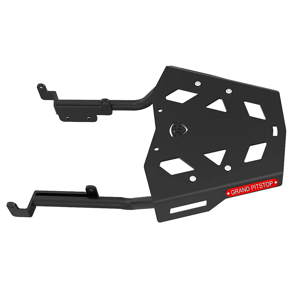 ALUMINIUM EXTENDED BLACK TOP RACK WITH PLATE FOR KTM DUKE 390/250  GEN 3