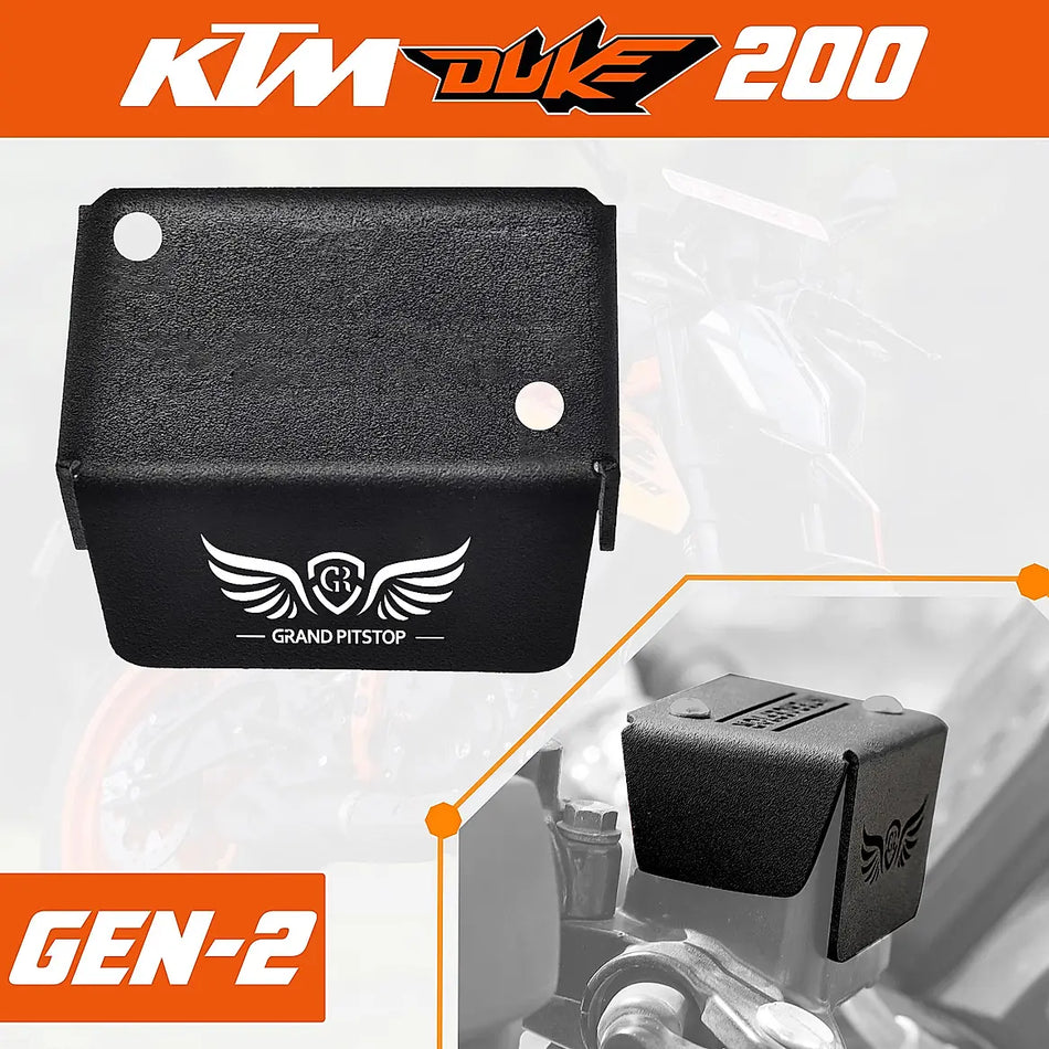 FRONT FLUID RESERVOIR CAP BLACK FOR KTM 200 GEN 2