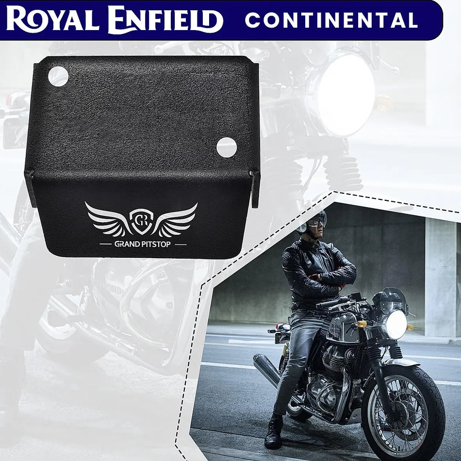 FRONT FLUID RESERVOIR COVER BLACK FOR  CONTINENTAL GT 650