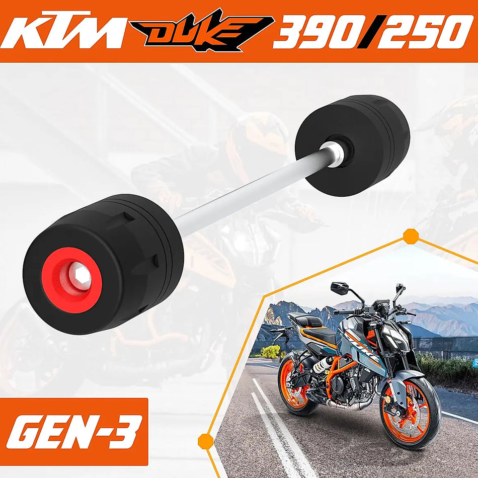 FRONT FORK BLACK SLIDER FOR KTM DUKE 390/25 GEN 3