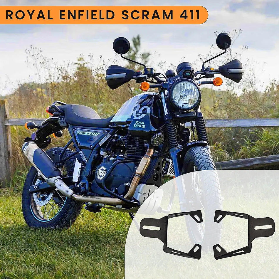 FOG LIGHT MOUNT BLACK FOR SCRAM 411