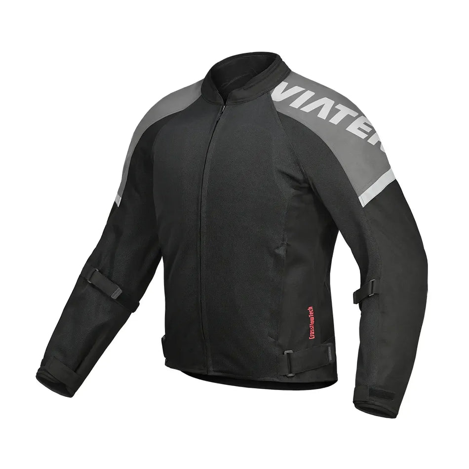 FENDER – URBAN MESH RIDING JACKET with base layer (GREY )