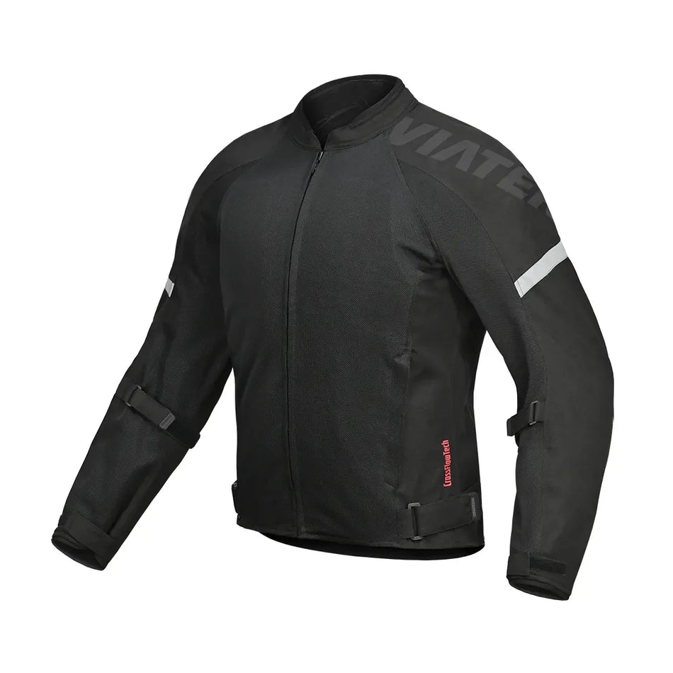 FENDER – URBAN MESH RIDING JACKET with base layer ( Black )