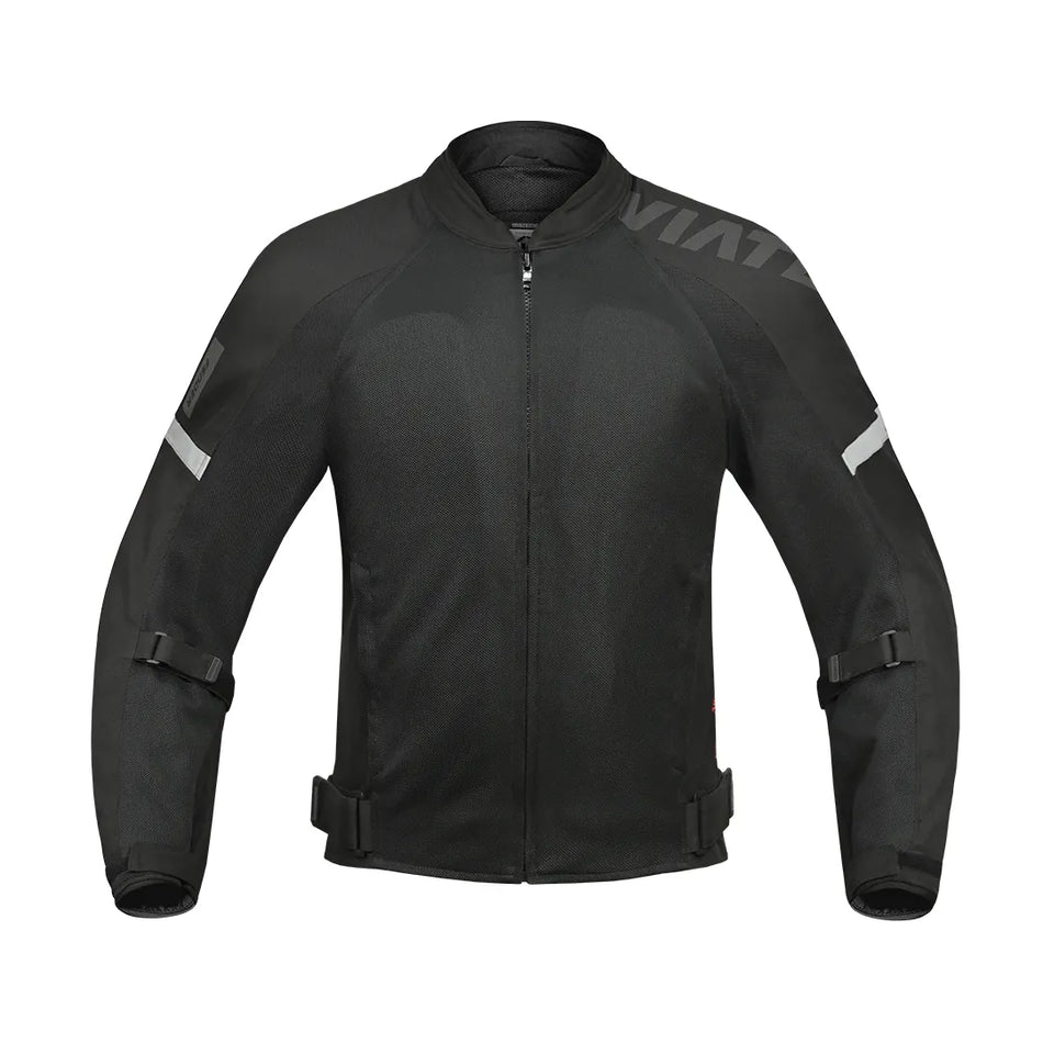 FENDER – URBAN MESH RIDING JACKET with base layer ( Black )