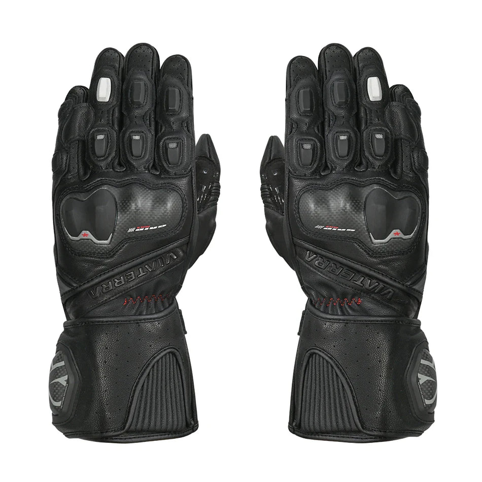 GRID MK3 – FULL GAUNTLET RIDING GLOVES BLACK