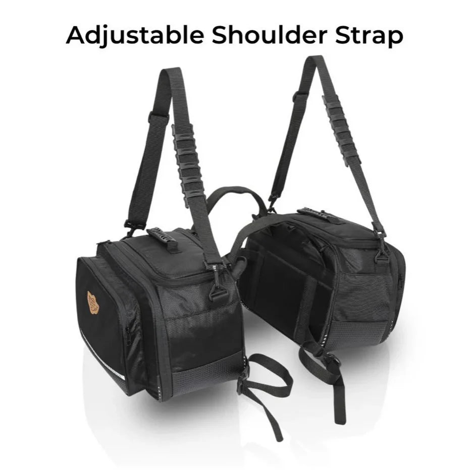 Combo 13 Stallion 50L Saddle Bag + Jaws Mini Magnetic 18L Tank Bag