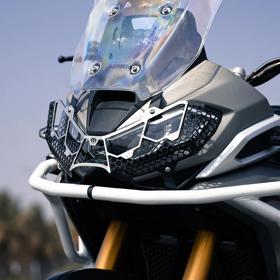 HEAD LIGHT GRILL (HONEY COMB) FOR TVS APACHE RTX 300