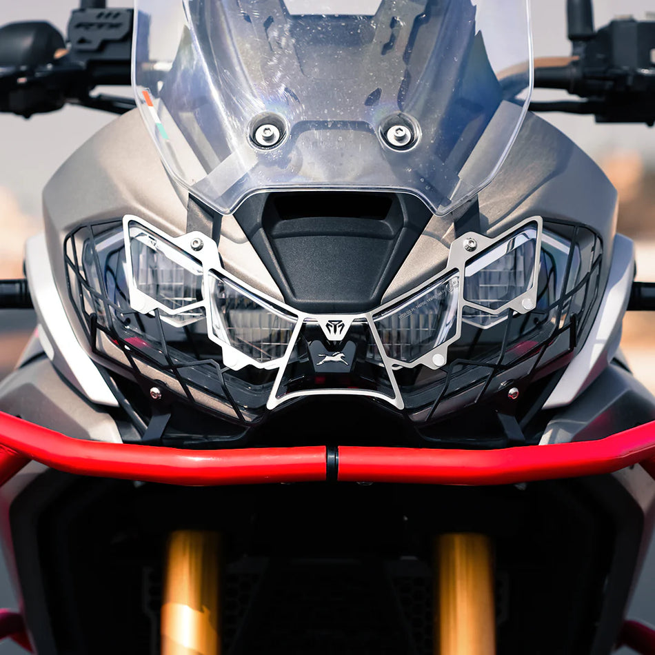 HEAD LIGHT GRILL (SPIDER ) FOR TVS APACHE RTX 300