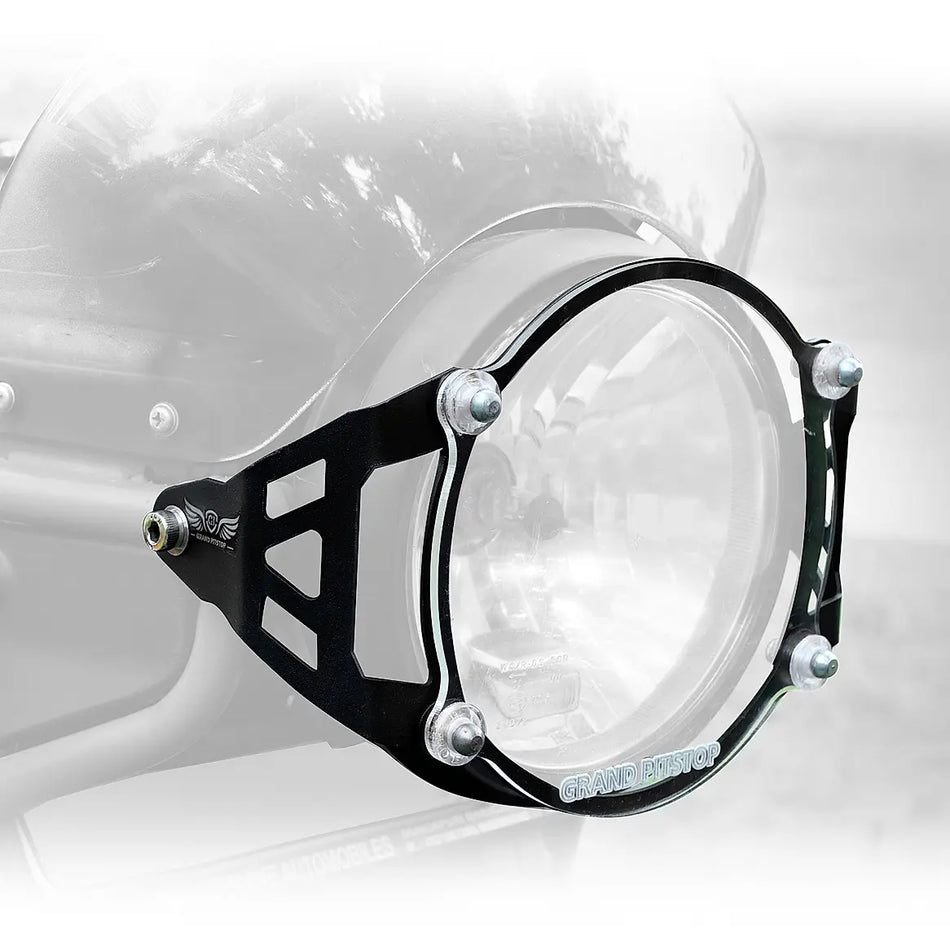 HEADLIGHT GUARD BLACK FOR SCRAM 411