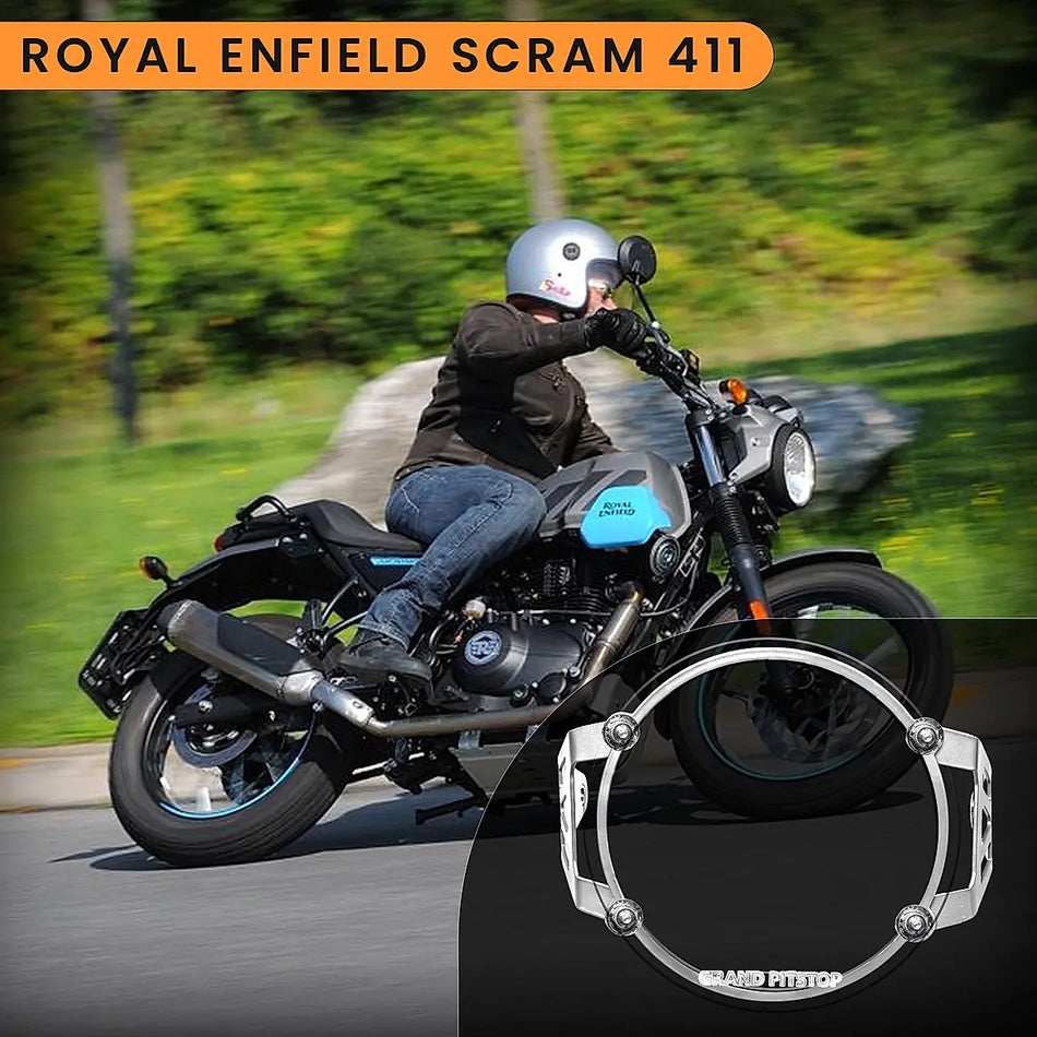 HEADLIGHT GUARD SLIVER FOR SCRAM 411