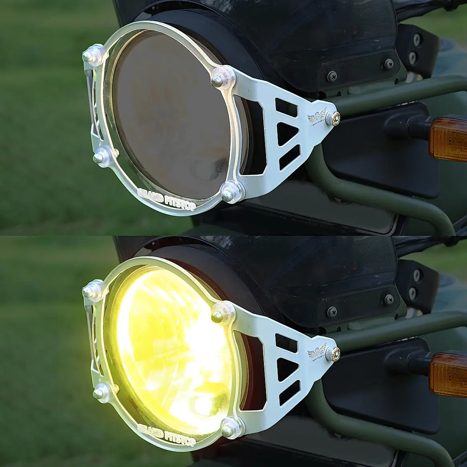 HEADLIGHT GUARD SLIVER FOR SCRAM 411