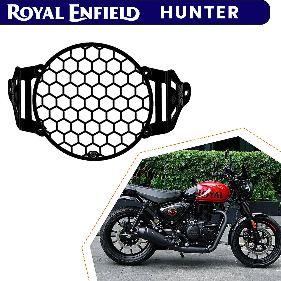 Headlight Grill for Hunter 350 - Black