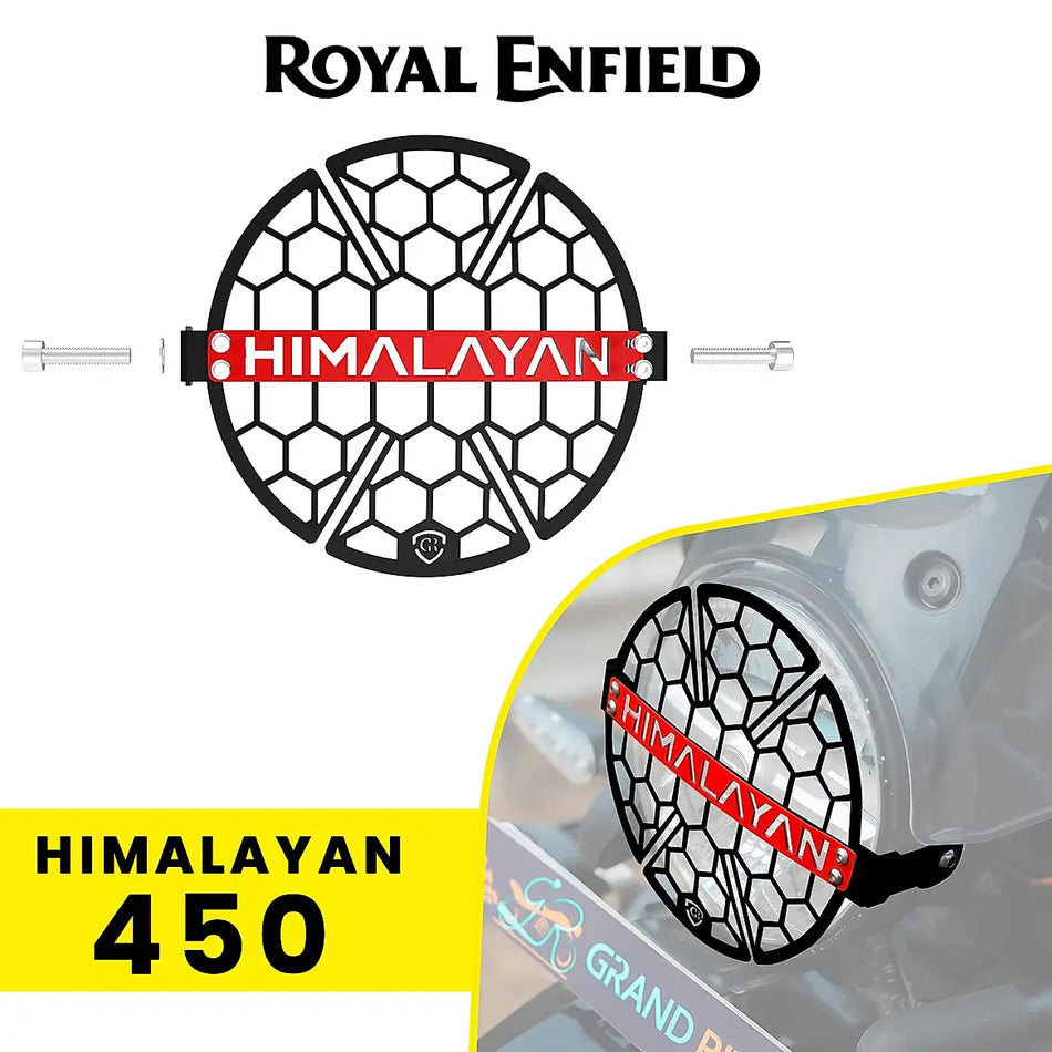 Headlight Grill for  Himalayan 450 - Black