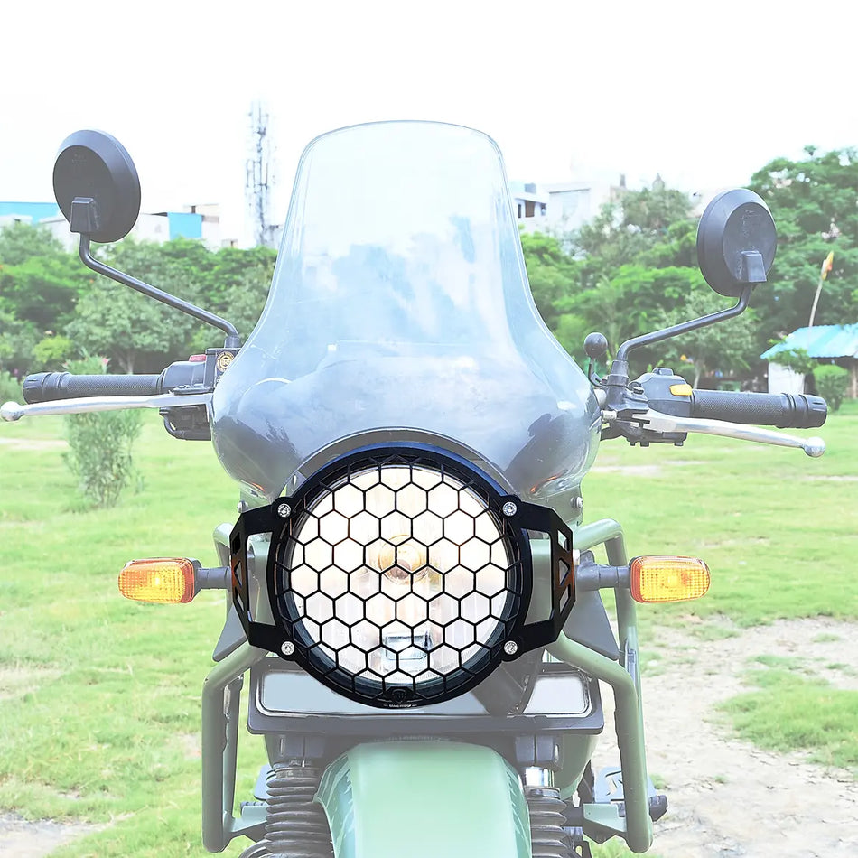 Headlight Grill For  Himalayan 411 - BS4-BS6 Model (2019-2021) - BLACK