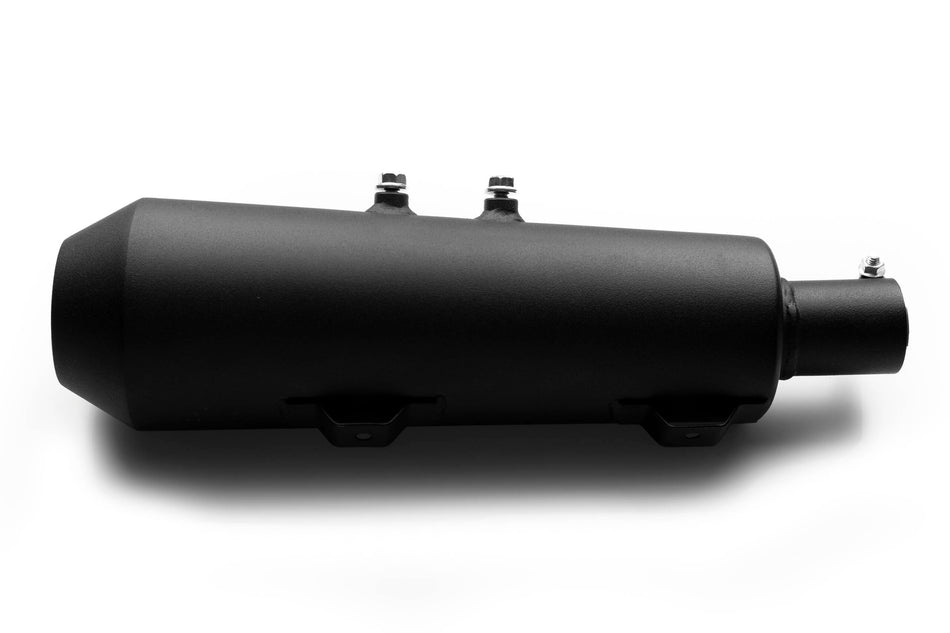 AEW FREE FLOW EXHAUST MILD STEEL BLACK FOR HUNTER 350