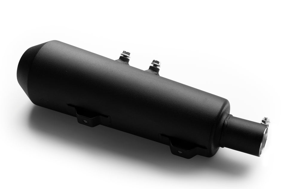 AEW FREE FLOW EXHAUST MILD STEEL BLACK FOR HUNTER 350