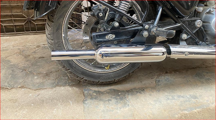 Mini Punjab Silencer Chrome Small Pipe ( Chota Muh ) For Classic Reborn , Standard Reborn , Meteor 350/500 R.E
