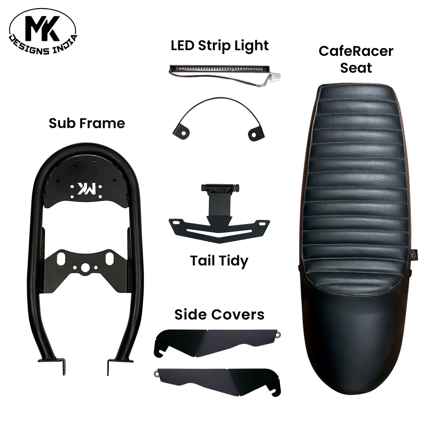 Cafe racer Seat & Subframe kit For Meteor 350 – Moto Marvels