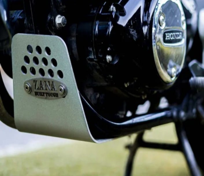 HONDA CB350 ALUMINIUM BASH PLATE SILVER