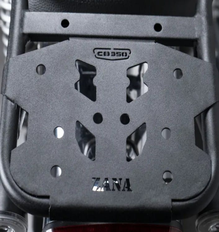 TOP RACK WITH PLATE NEW W-1 FOR  CB350 H'NESS HONDA SPLIT SEAT/SINGLE SEAT VERSION (NOT COMPATIBLE ON NEW MODEL 2024 & CB350 DLX PRO)