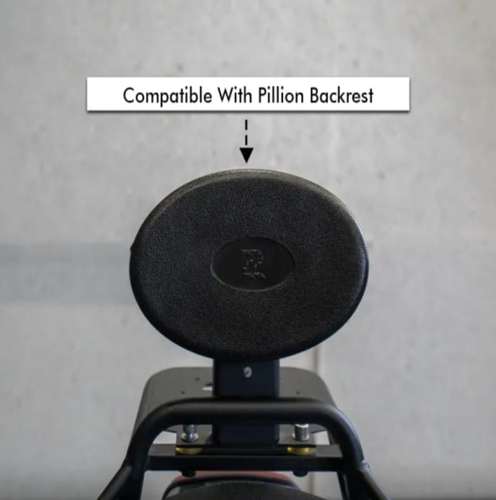 TOP RACK WITH PLATE COMPATIBLE WITH PILLION BACKREST FOR HONDA CB350 H'NESSS VERSION-2 PLIT SEAT/SINGLE SEAT