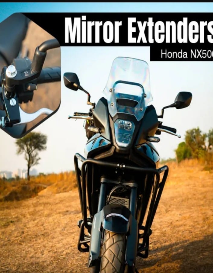 Mirror Extender for Honda NX 500 (Aluminium)