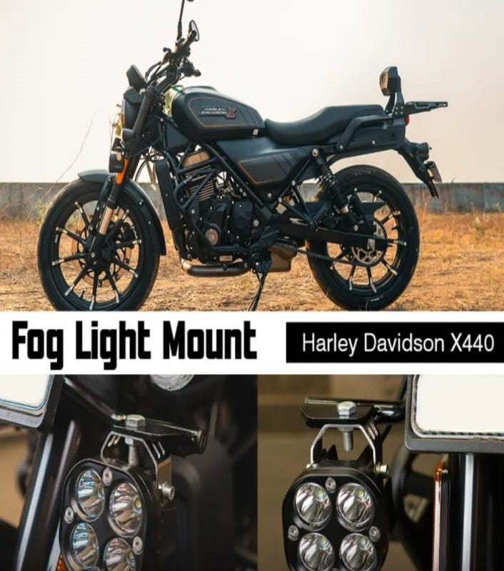 Fog Light Mount for Harley Davidson X440