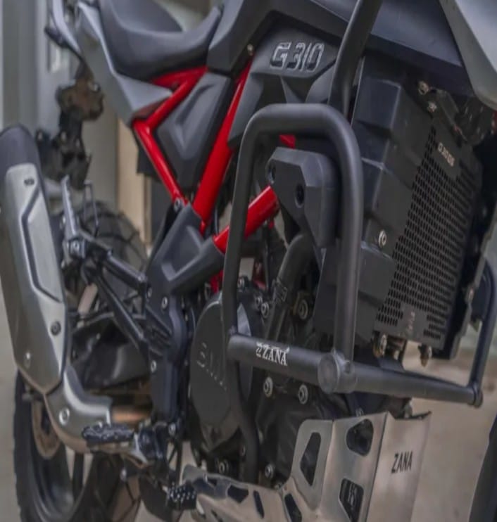 FOR BMW G310 R - LOWER ENGINE GUARD MS WITH PUCK BLACK