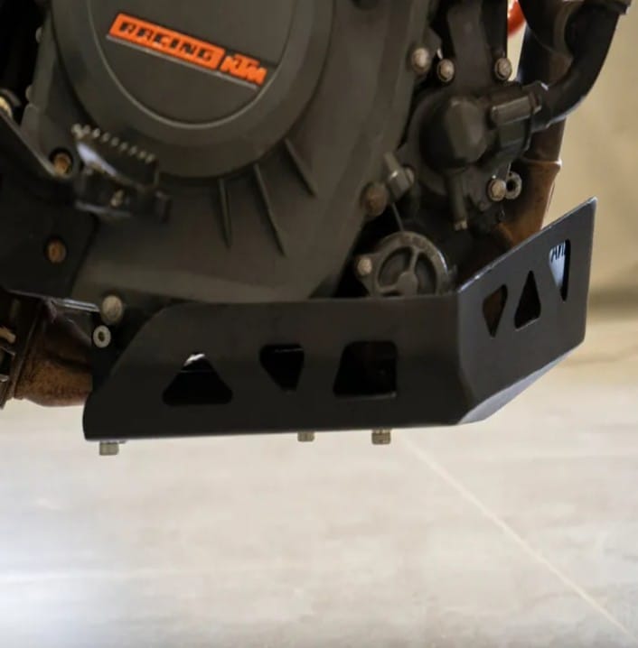 NEW BASHPLATE V3 ALUMINIUM BLACK KTM ADVENTURE 250 / 390 / 390X