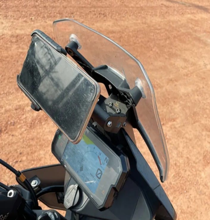 NEW AND BIG GPS MOUNT KTM ADVENTURE 390/390 X (MADE OF ALUMINIUM & STAINLESS STEEL)