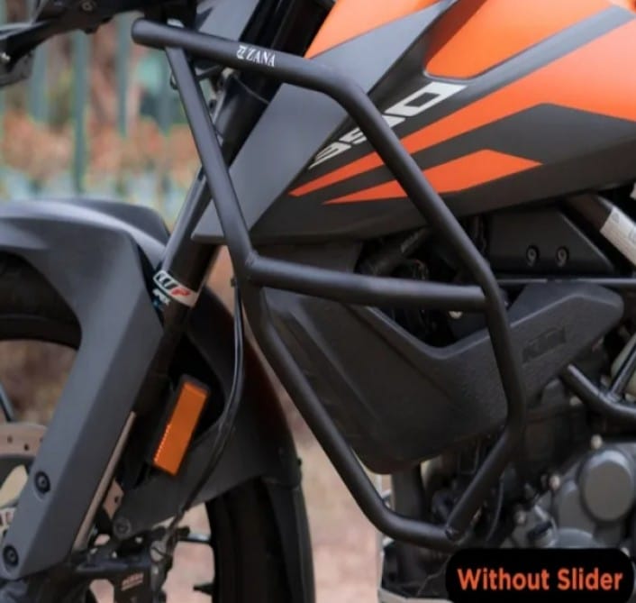 CRASH GUARD WITHOUT SLIDER TEXTURE MATT BLACK FOR KTM  ADVENTURE 250/390 / 390 X