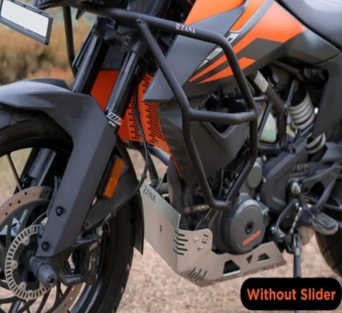 CRASH GUARD WITHOUT SLIDER TEXTURE MATT BLACK FOR KTM  ADVENTURE 250/390 / 390 X