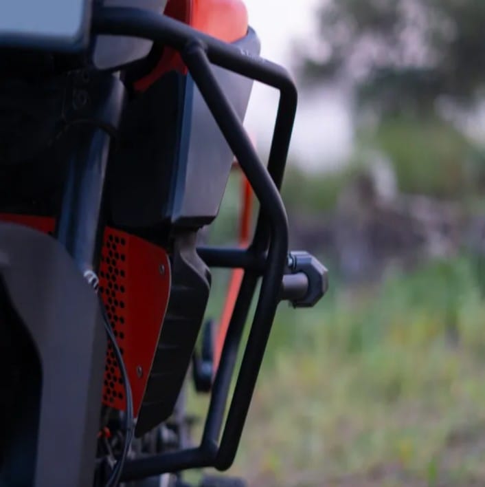CRASH GUARD WITH SLIDER TEXTURE MATT BLACK FOR KTM ADVENTURE 250/390 / 390 X ADV