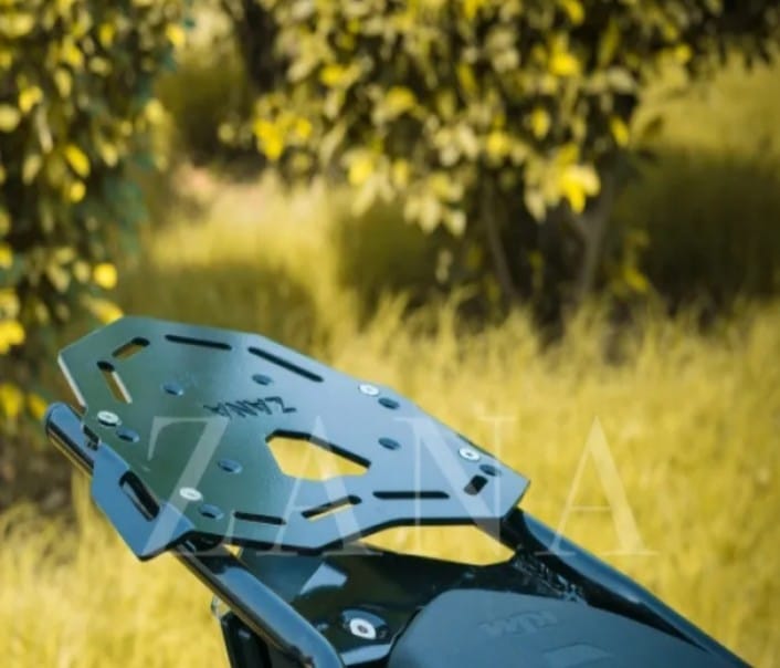 TOP RACK WITH PLATE TYPE-2 TEXTURE MATT BLACK FOR KTM ADV 250 / 390 / 390 X