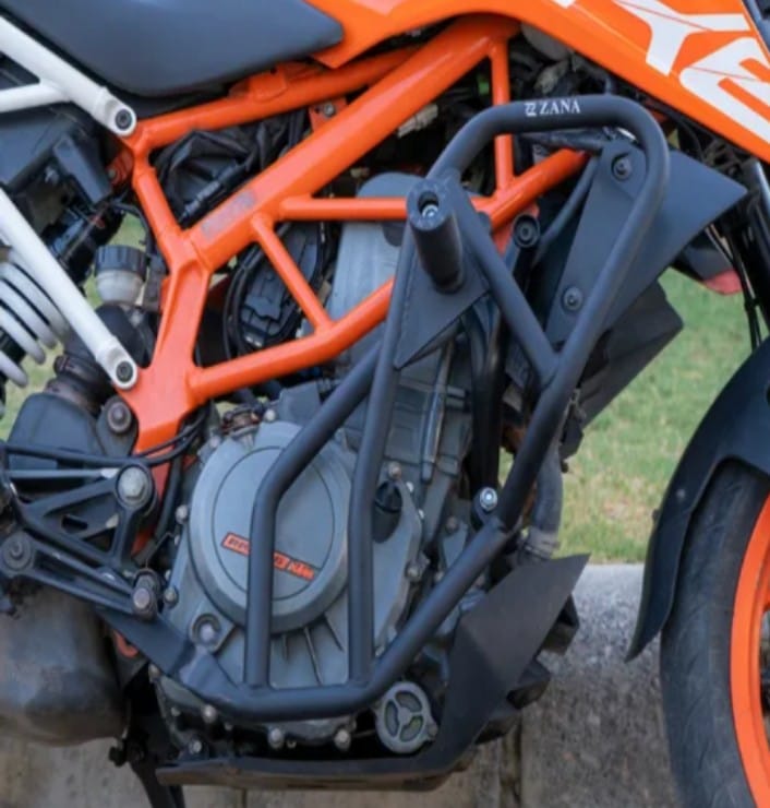 CRASH GUARD TEXTURE MATT BLACK FOR KTM DUKE  250/390