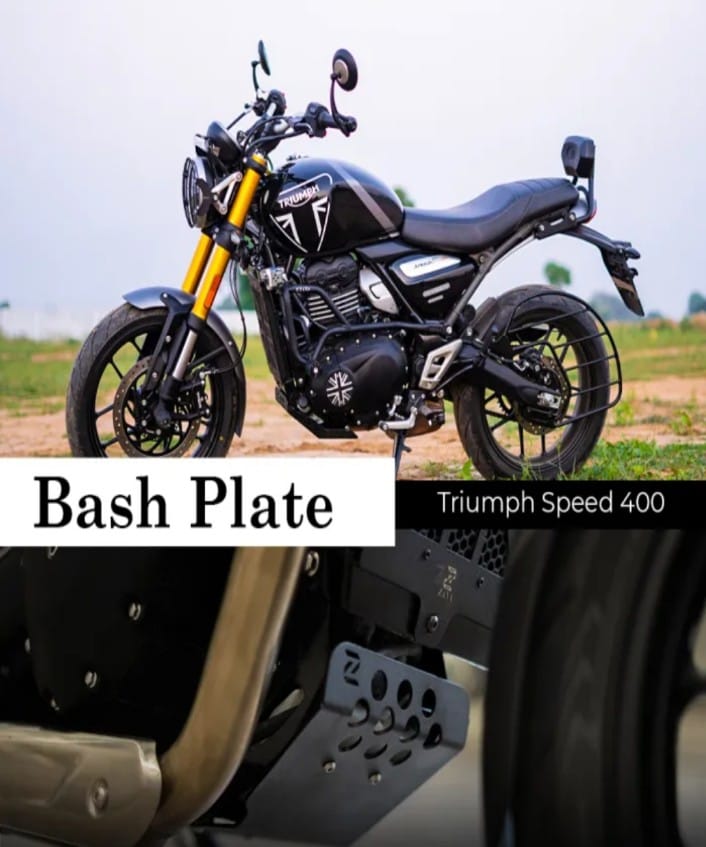 BASH PLATE BLACK FOR TRIUMPH SPEED 400