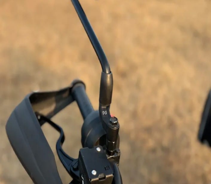 MIRROR EXTENDER ALUMINUM FOR TRIUMPH SCRAMBLER 400