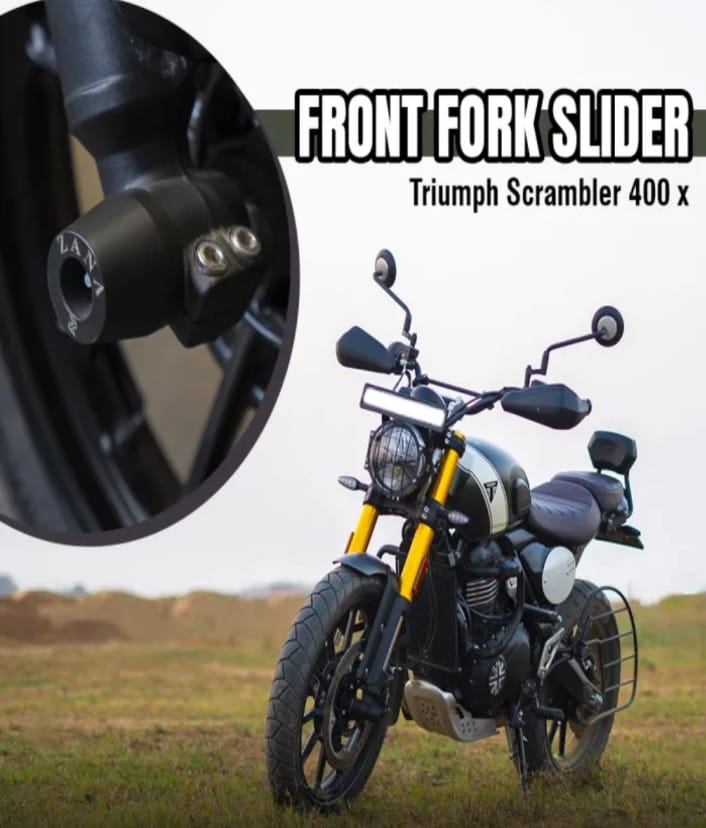 FRONT FORK SLIDER FOR TRIUMPH SCRAMBLER 400 X