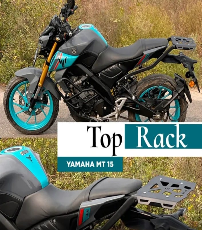 TOP RACK WITH PLATE FOR YAMAHA MT 15